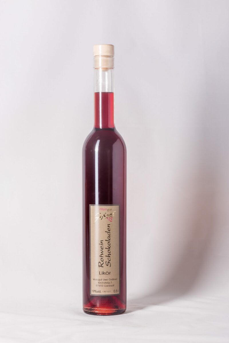Rotwein-Schokoladen-Likör