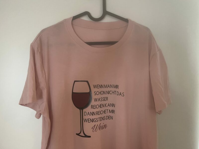 T-shirt (Wenn...--Wein) – Bild 3