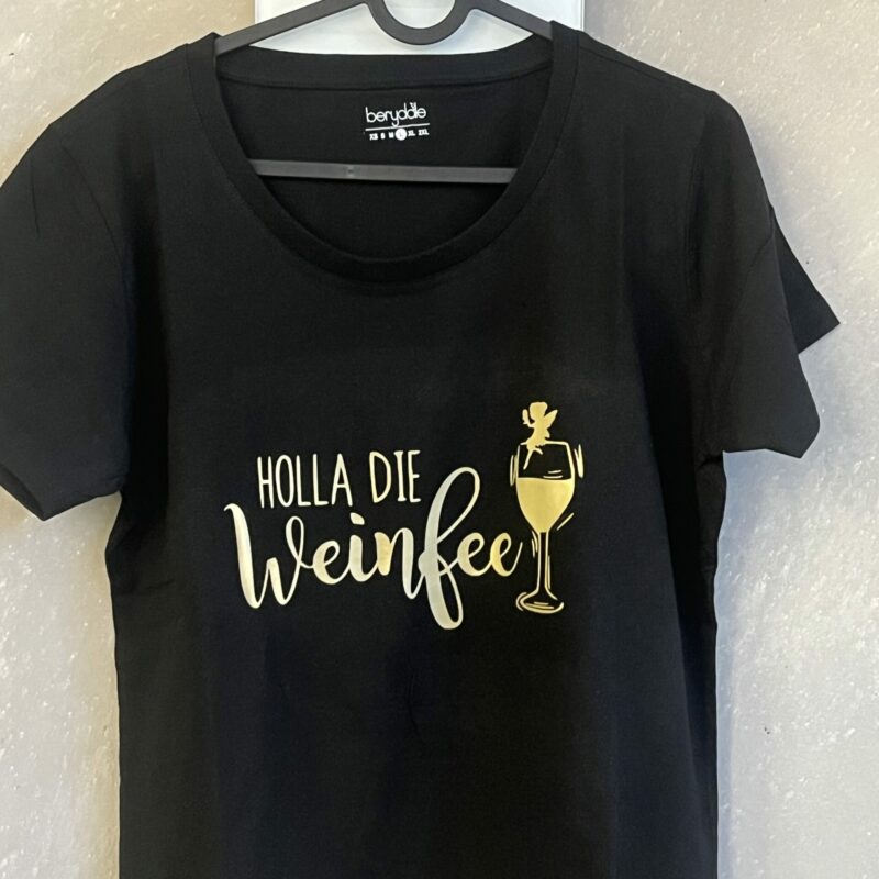 T-shirt Holla die Weinfee