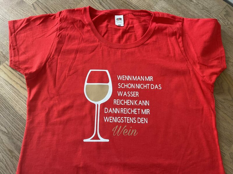 T-shirt (Wenn...--Wein) – Bild 2