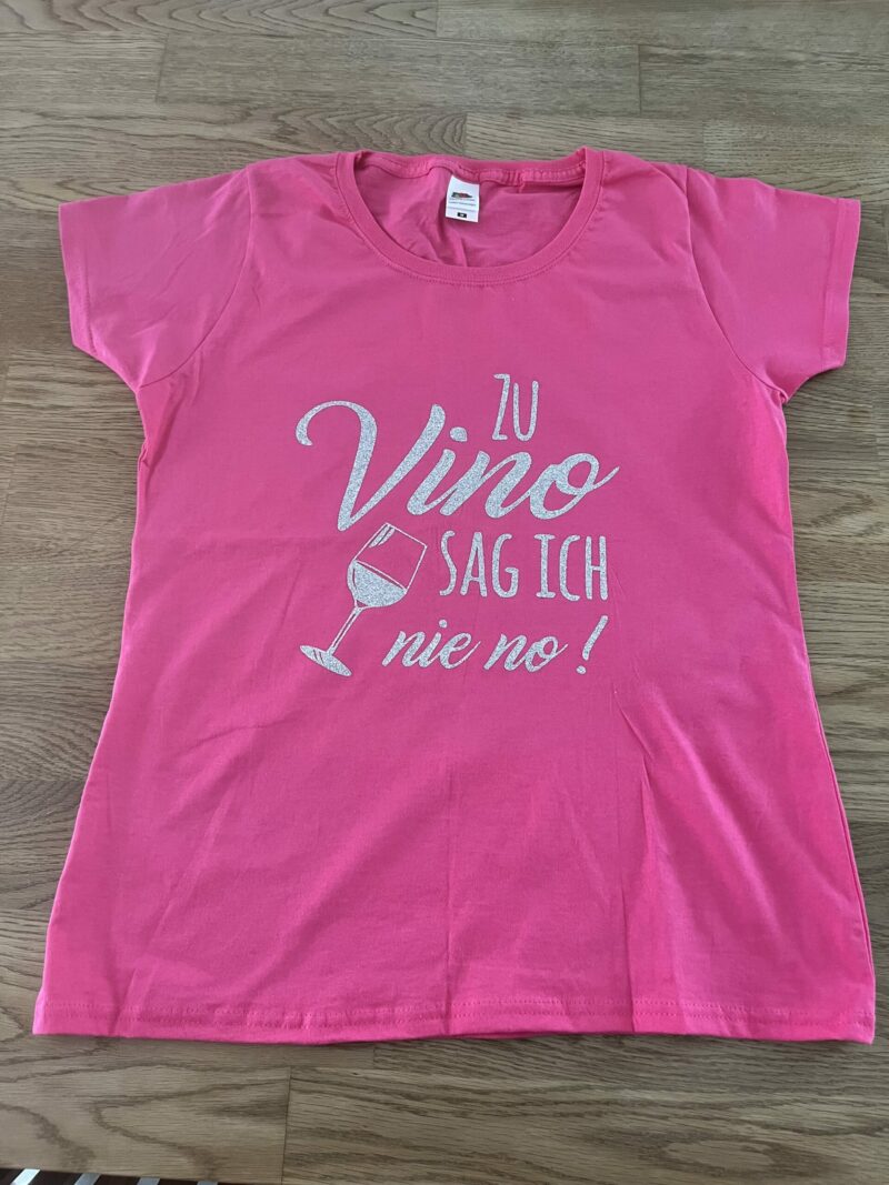 T-Shirt zu Vino sag ich nie no! – Bild 3