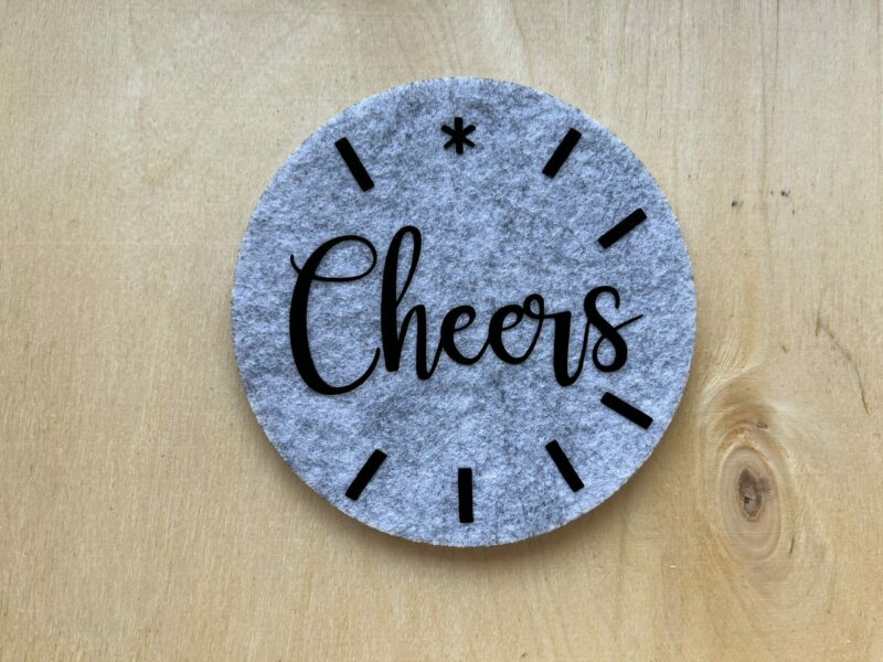 Filzuntersetzer "Cheers" – Bild 2