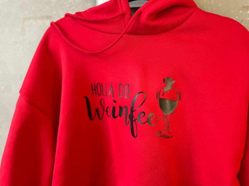 Hoodie "Holla die Weinfee" – Bild 6