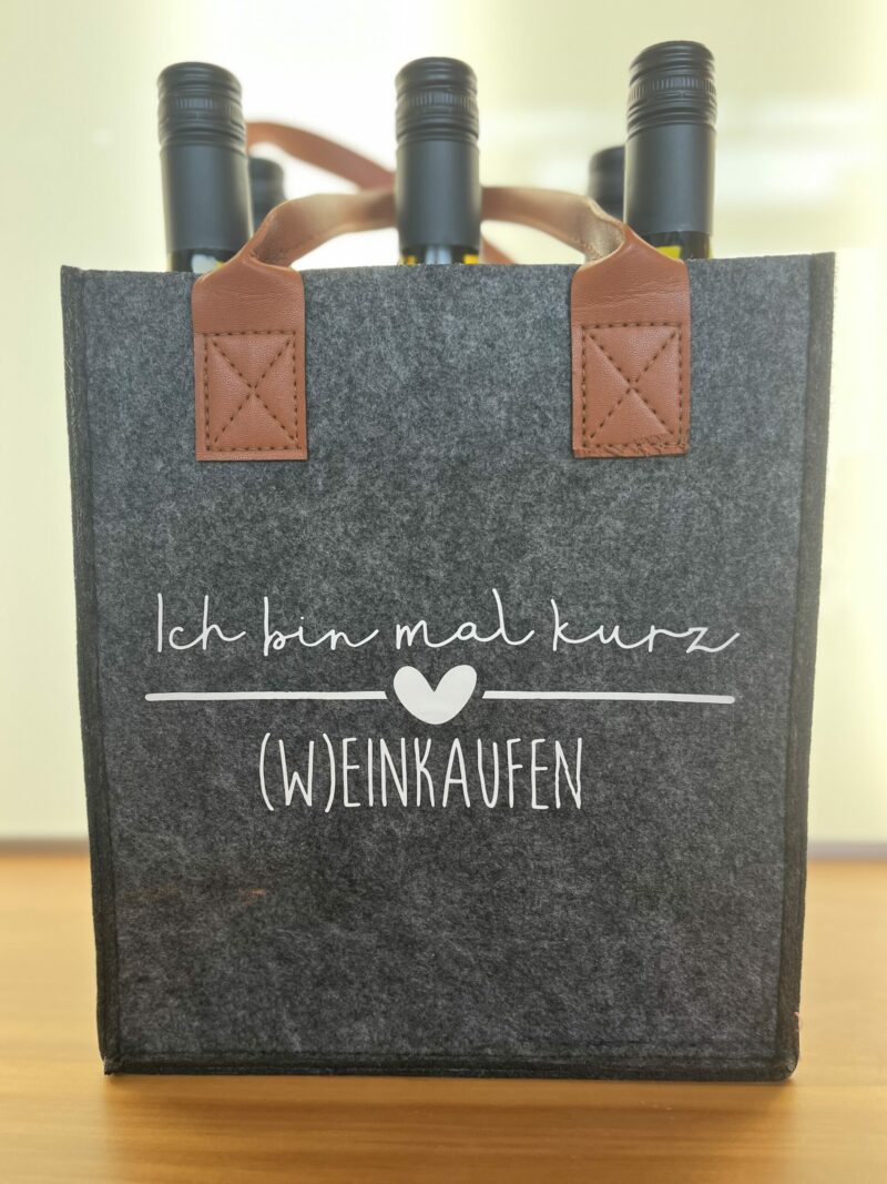 6er Filzweintragetasche