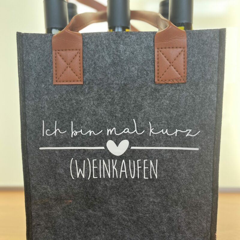 6er Filzweintragetasche
