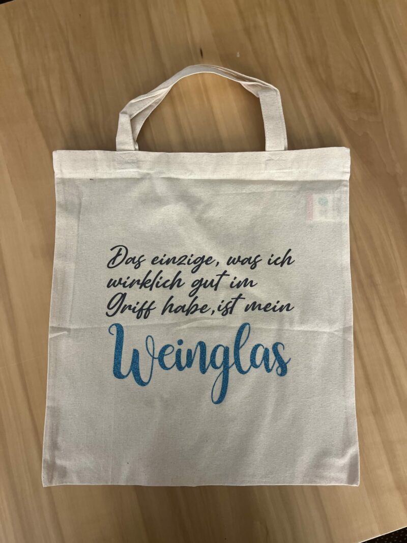Stofftasche "Das einzige was..."