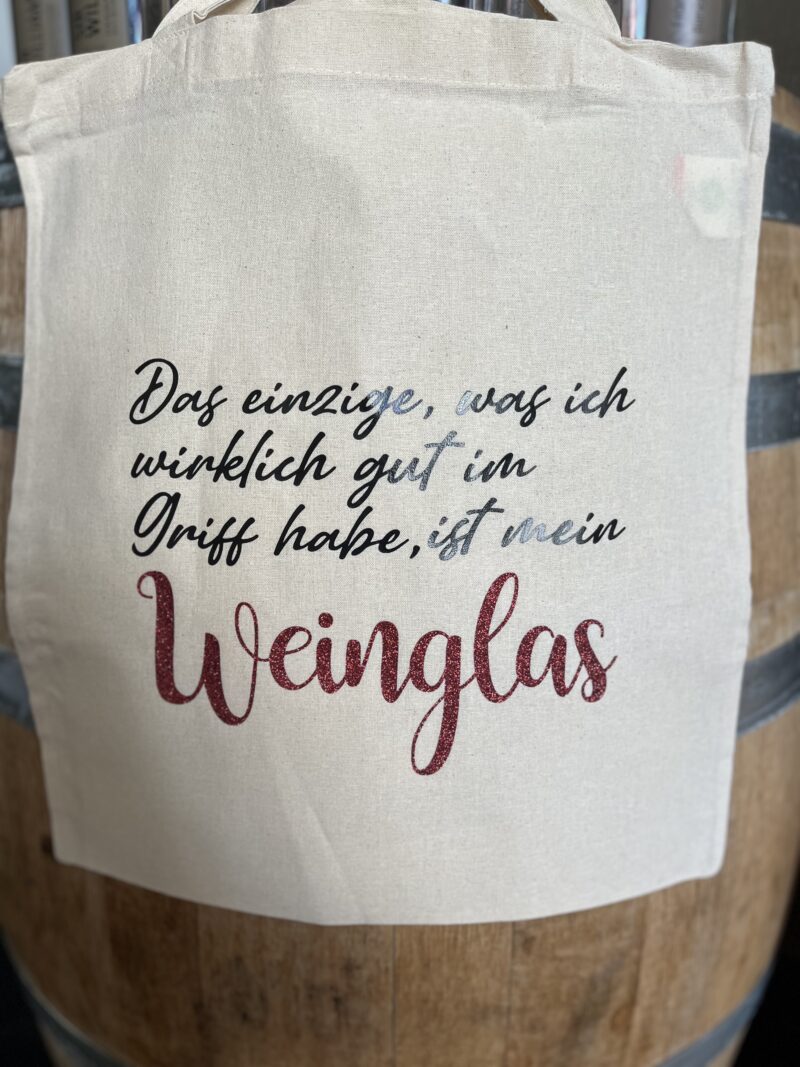 Stofftasche "Das einzige was..." – Bild 2