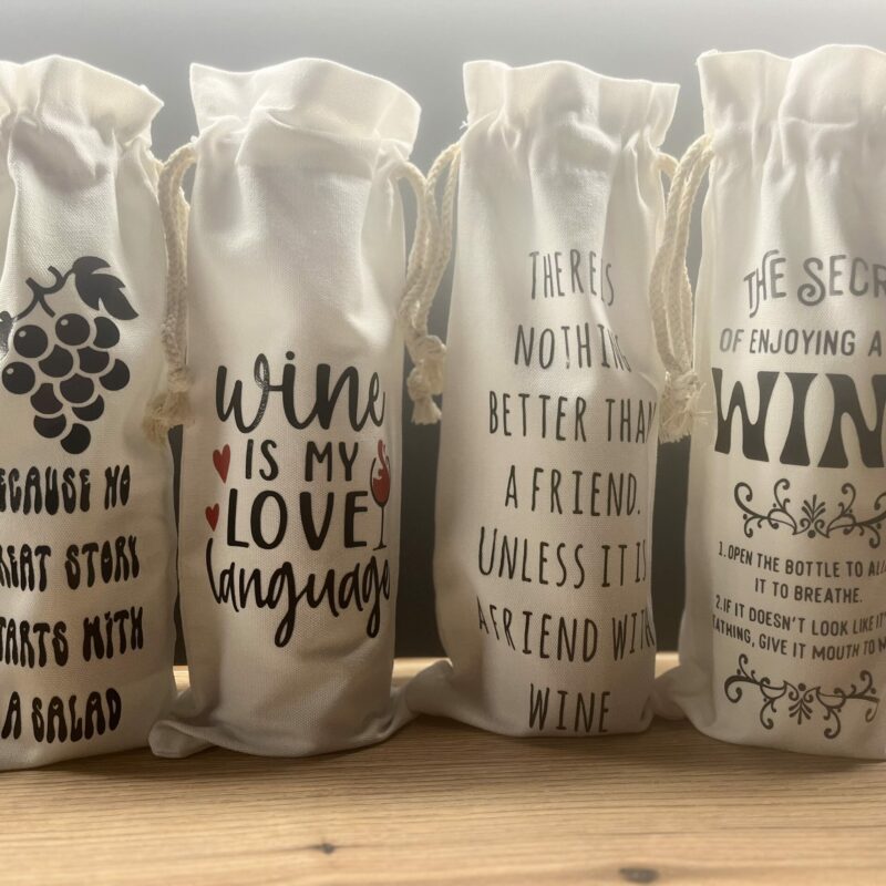 Geschenksäckchen für Weinflaschen